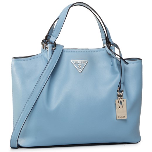 Shopper bag niebieska matowa 