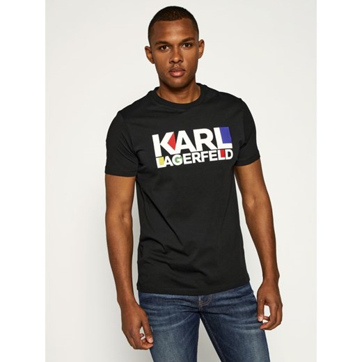 Karl Lagerfeld t-shirt męski z krótkimi rękawami 