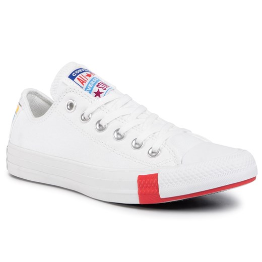 Trampki CONVERSE - Ctas Ox 166737C White/University R   37.5 eobuwie.pl