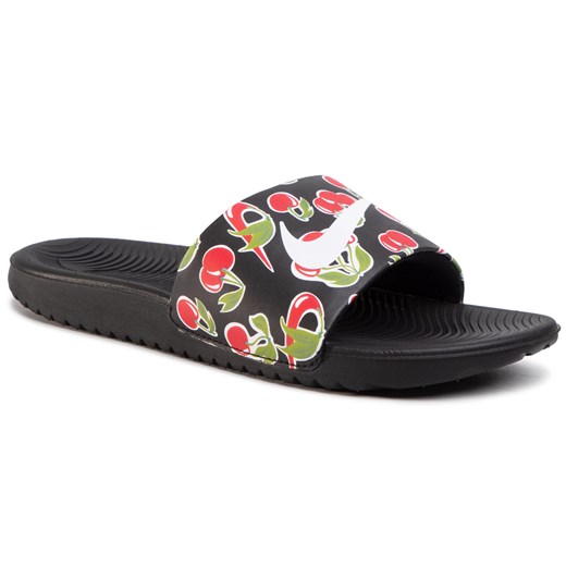 Klapki NIKE - Kawa Slide Se Picnic (Gs/Ps) CJ4123 001 Black/White/Track Red/Pear