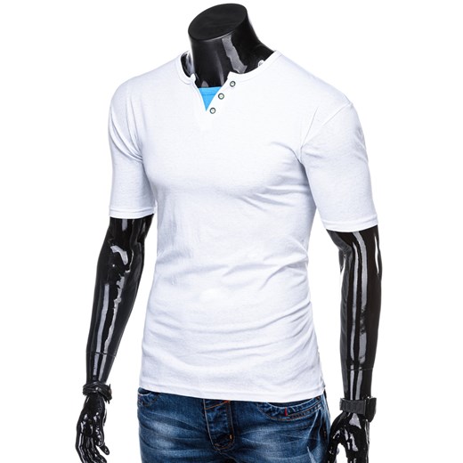 T-shirt męski Edoti.com biały 