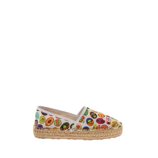 Espadryle damskie Love Moschino z tkaniny 