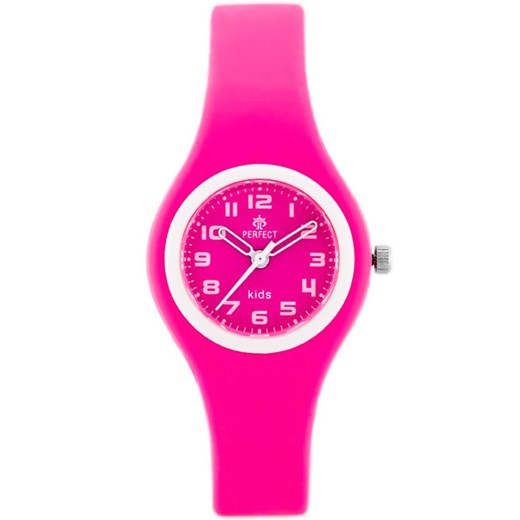 Zegarek różowy Perfect analogowy 