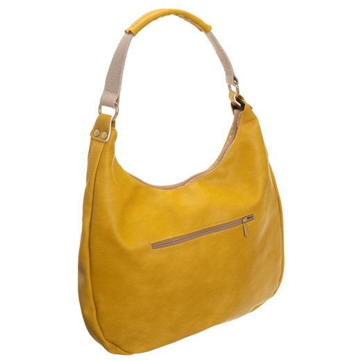 Shopper bag żółta Badura na ramię na wakacje 