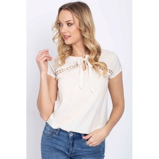 Bluzka damska Royalfashion.pl z krótkim rękawem 