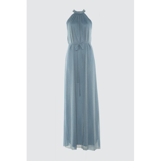 Trendyol Blue Glowing Belt Detailed Evening Dress & Graduation Dress Trendyol  42 Factcool