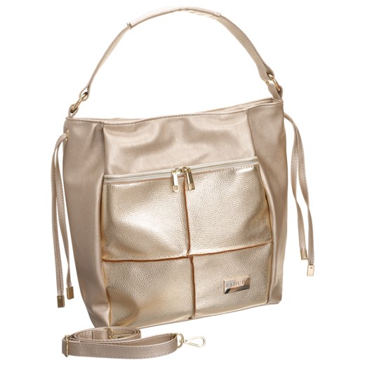 Shopper bag BADURA elegancka bez dodatków na ramię matowa średniej wielkości 