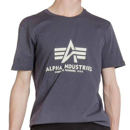T-shirt męski Alpha Industries w stylu młodzieżowym 