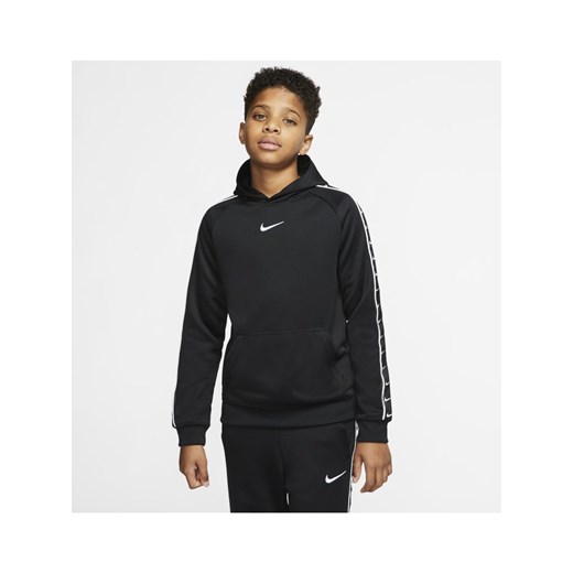 Bluza z kapturem dla dużych dzieci Nike Sportswear Swoosh - Czerń Nike XS Nike poland