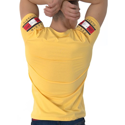 T-shirt męski Bk Elvis młodzieżowy w nadruki 