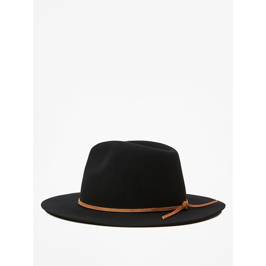 Kapelusz Brixton Wesley Fedora (black/brown)  Brixton XL promocja SUPERSKLEP 