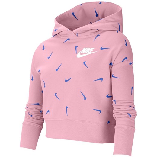 Różowa bluza dziewczęca Nike 