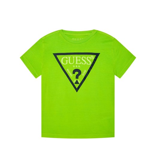 Zielony t-shirt chłopięce Guess 