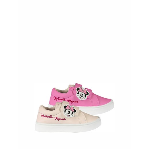Sneakersy "Minnie" w kolorze beżowo-różowym ze wzorem