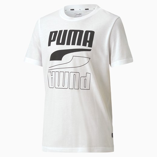 T-shirt chłopięce Puma z krótkimi rękawami bawełniany 
