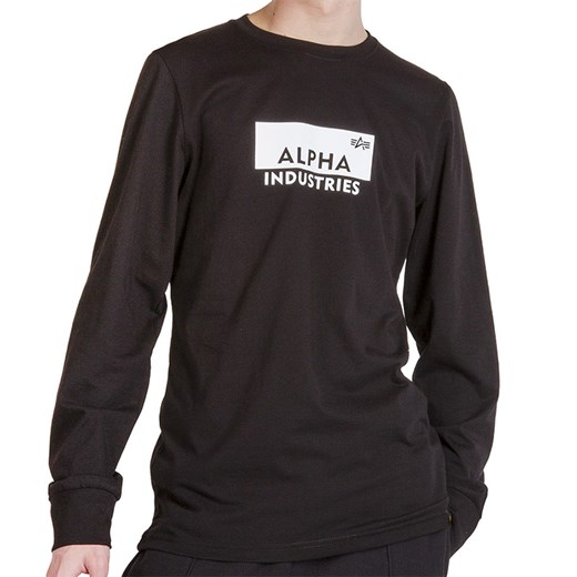 Bluza męska Alpha Industries z bawełny z napisami 