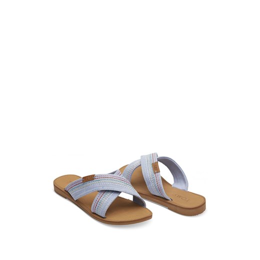 TOMS Klapki w kolorze błękitnym