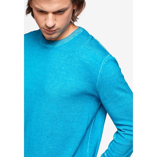 Sweter "Lysos Inner Tape" w kolorze niebieskim