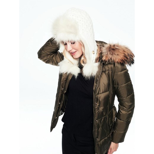 Krótka zimowa pikowana kurtka Pregio Couture   38 Eye For Fashion okazja 