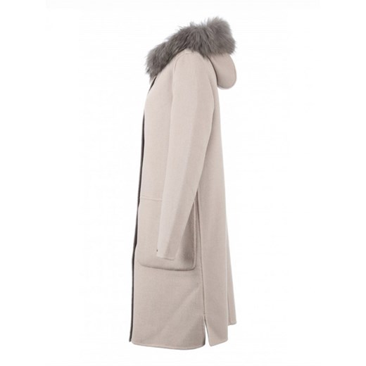 Dwustronny płaszcz z futrem szopa Oakwood  Oakwood 36 okazyjna cena Eye For Fashion 