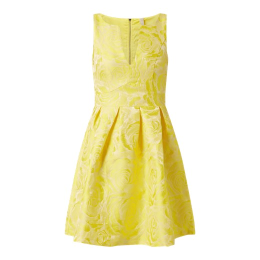 Sukienka z kwiatowym, żakardowym wzorem model ‘Yasminnie’ Yas  XS Peek&Cloppenburg 