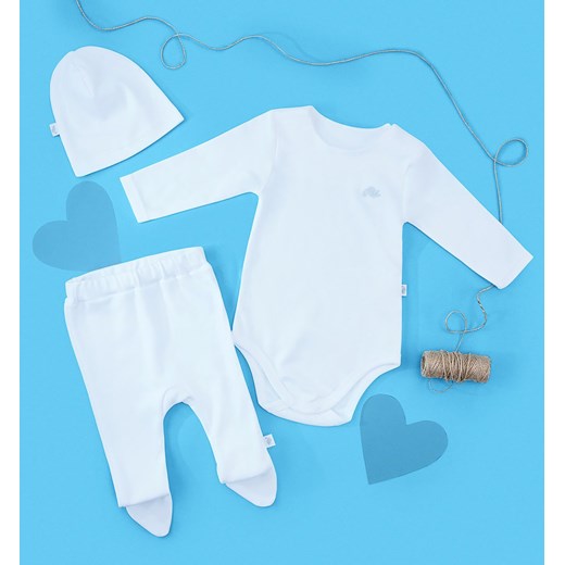 Odzież dla niemowląt biała Ewa Collection z bawełny uniwersalna 