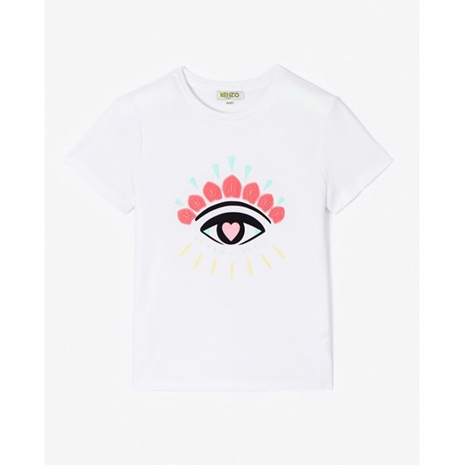 Biała koszulka Eye 2-14 lat Kenzo Kids  12 LAT Moliera2.com