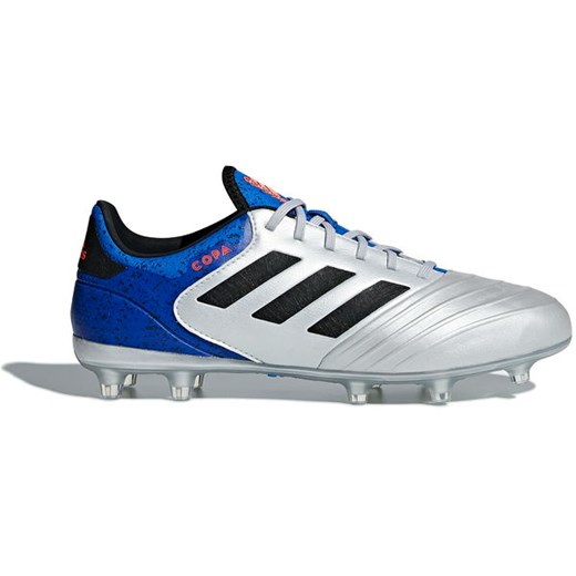 Buty piłkarskie korki Copa 18.2 FG Adidas (silver metallic/core black/football blue) adidas  42 2/3 SPORT-SHOP.pl