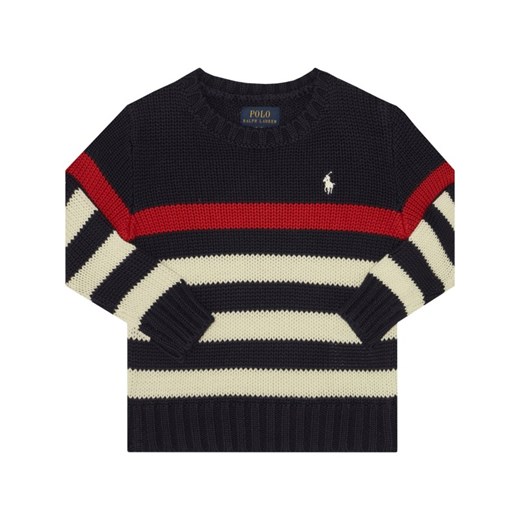 Granatowy sweter chłopięcy Polo Ralph Lauren 