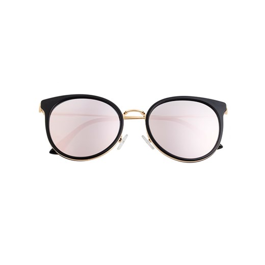 Damskie okulary przeciwsłoneczne "Brielle" w kolorze czarno-złotym