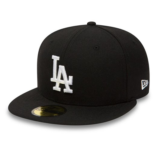 Czapka z daszkiem New Era fitted cap 59FIFTY Basic MLB Los Angeles Dodgers black New Era  7 1/2 matshop.pl