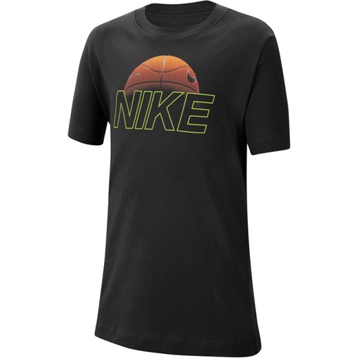T-shirt dla dużych dzieci (chłopców) Nike Sportswear - Czerń
