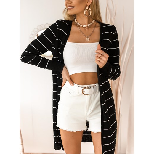 Sweter damski Selfieroom bawełniany z dekoltem w serek