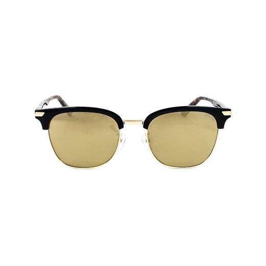 Damskie okulary przeciwsłoneczne w kolorze czarno-złotym