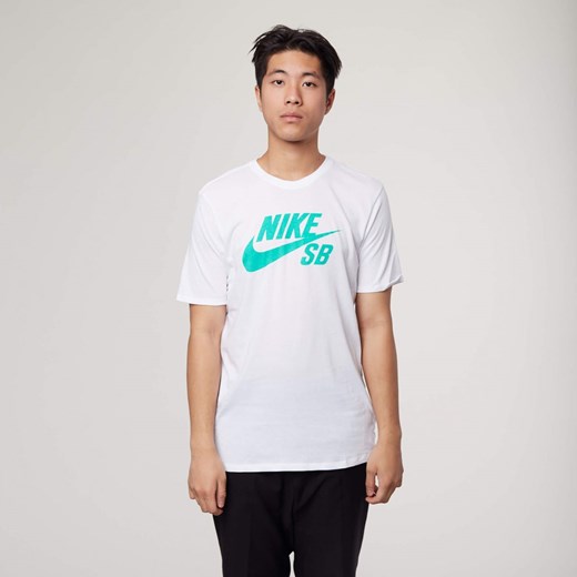 Nike t-shirt męski biały z krótkim rękawem 