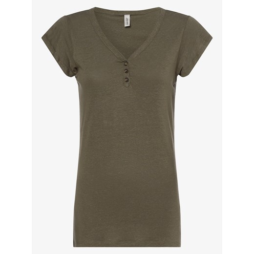 soyaconcept® - T-shirt damski z dodatkiem lnu – SC-Isabel 5, zielony Soyaconcept  M vangraaf