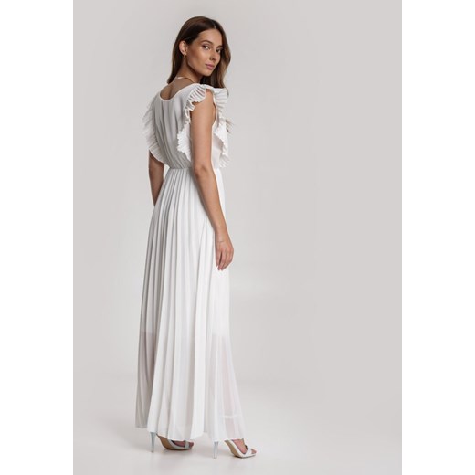 Biała Sukienka Aeleothusa  Renee M/L Renee odzież