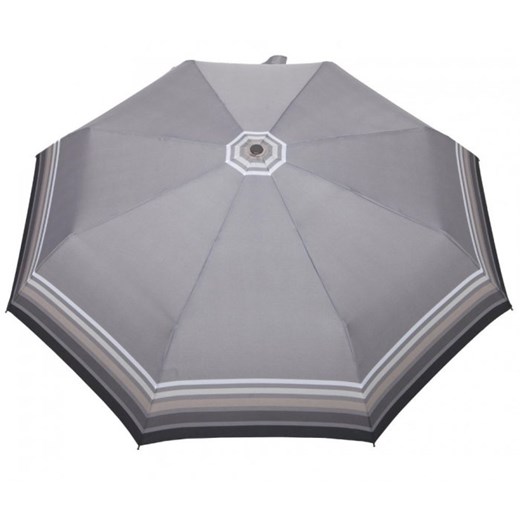 Szare pasy parasolka składana full-auto carbonsteel DP331  Parasol  Parasole MiaDora.pl