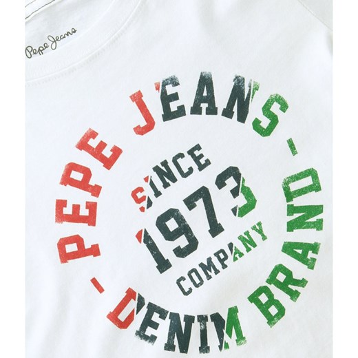 Pepe Jeans t-shirt chłopięce z nadrukami z długim rękawem 