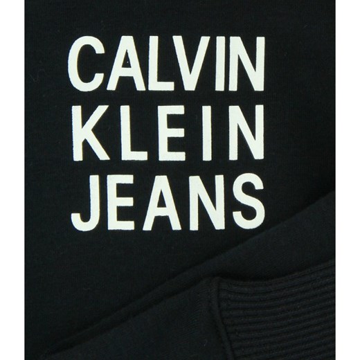 Bluza chłopięca czarna Calvin Klein 