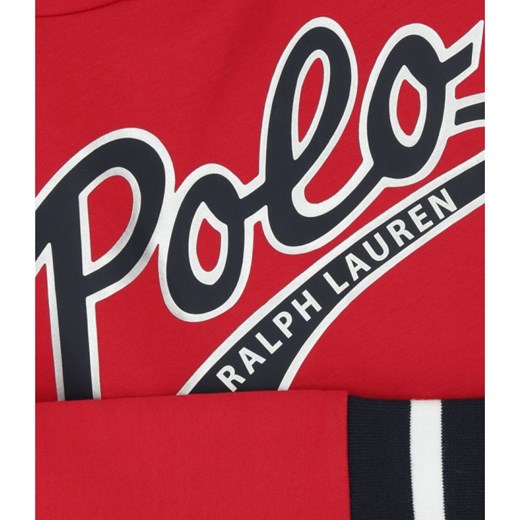 Czerwona bluza chłopięca Polo Ralph Lauren 