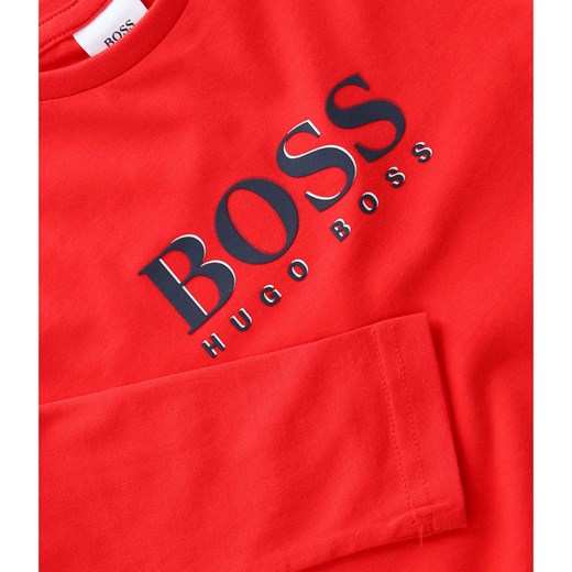 Boss t-shirt chłopięce z długimi rękawami 