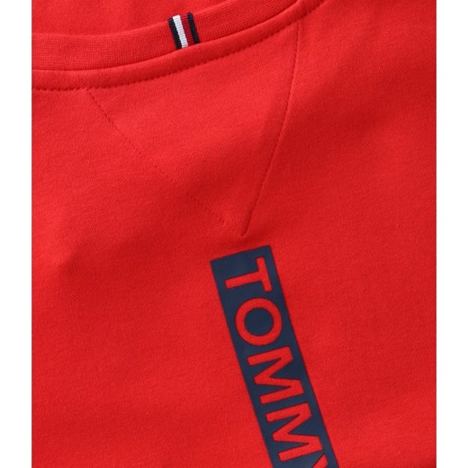 T-shirt chłopięce czerwony Tommy Hilfiger 