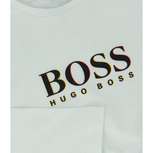 T-shirt chłopięce Boss z długimi rękawami 