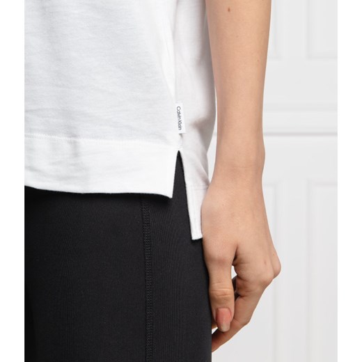 Calvin Klein T-shirt TURN UP | Regular Fit  Calvin Klein XS wyprzedaż Gomez Fashion Store 