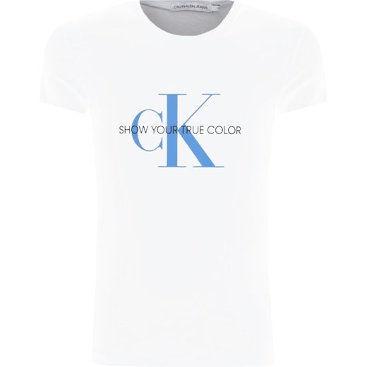 Calvin Klein Jeans T-shirt MONOGRAM | Regular Fit Calvin Klein  140 Gomez Fashion Store promocja 