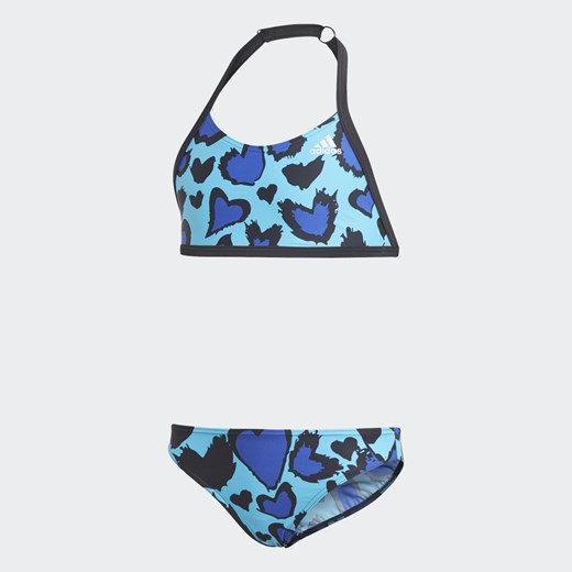 Girls Heart Graphic Bikini