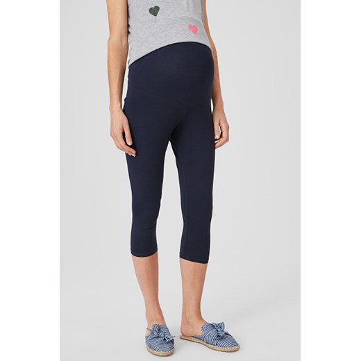 C&A Legginsy ciążowe-bawełna bio, Niebieski, Rozmiar: XS