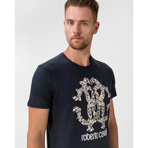 T-shirt męski Roberto Cavalli z bawełny 