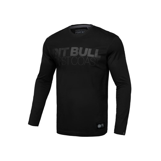 T-shirt męski czarny Pit Bull z długim rękawem 
